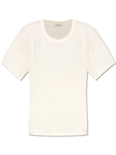 Lemaire Cotton T-Shirt, Women's, Cream - LEMAIRE - BALAAN 1