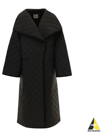 Toteme Women s Signature Quilted Coat Black 213112732 - TOTEME - BALAAN 1