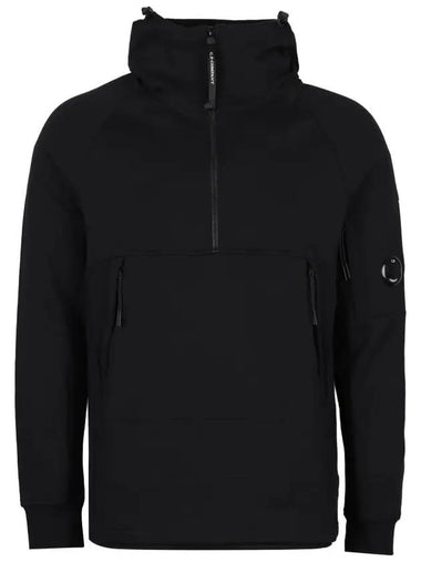 Lens Wappen Half Anorak Black - CP COMPANY - BALAAN 1