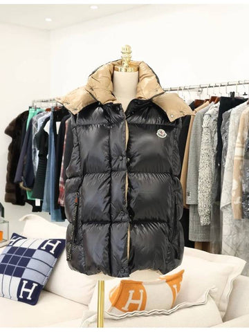 LUZULE down vest black 0 - MONCLER - BALAAN 1