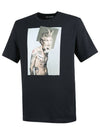 Tattoo Plaster Statue Short Sleeve T-Shirt Black - NEIL BARRETT - BALAAN 1