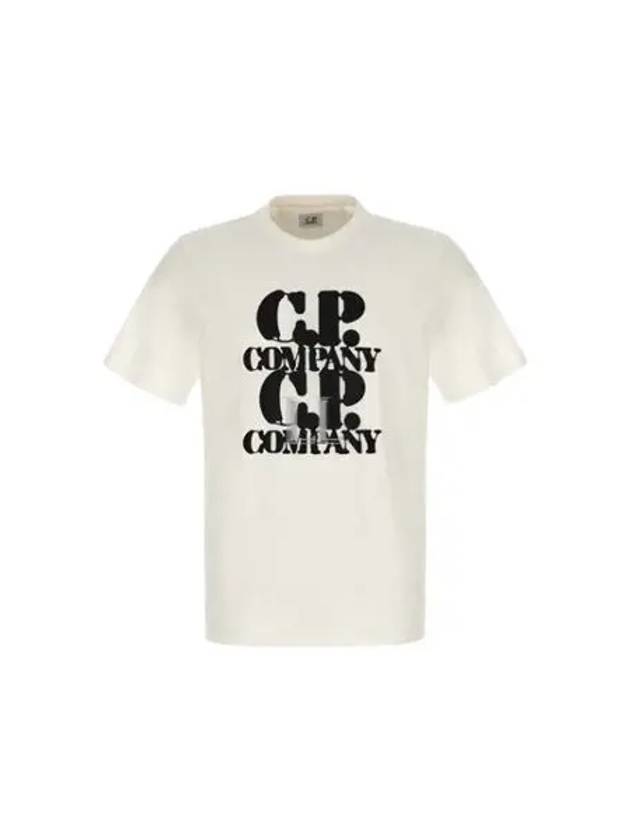 30/1 Jersey Graphic Short Sleeve T-Shirt White - CP COMPANY - BALAAN 2