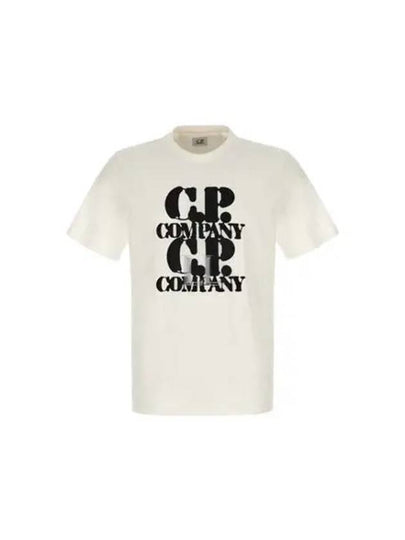 30/1 Jersey Graphic Short Sleeve T-Shirt White - CP COMPANY - BALAAN 2