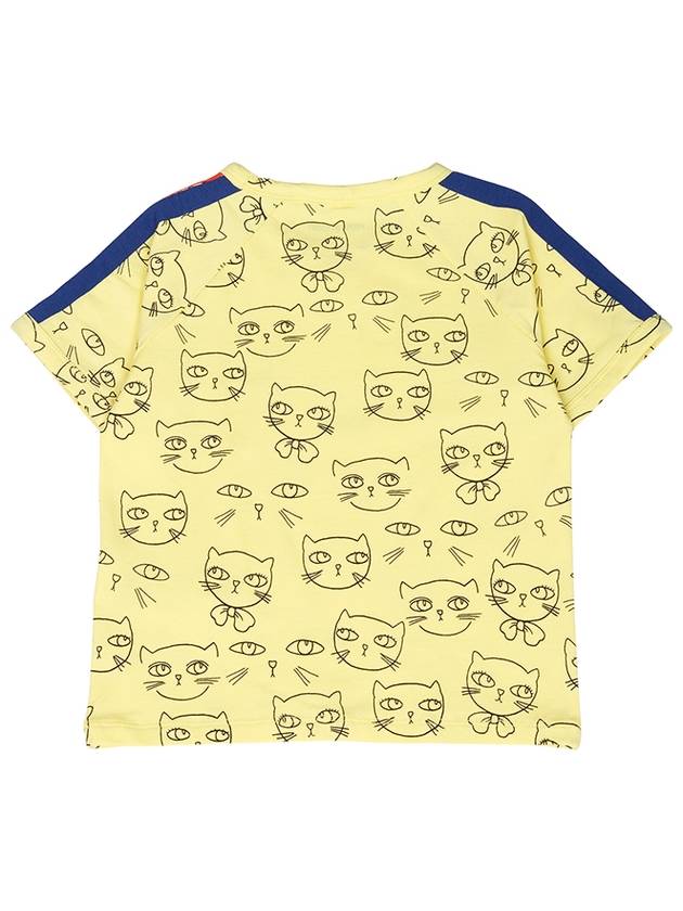 Kids short sleeve t shirt 2422014123 YELLOW - MINI RODINI - BALAAN 2