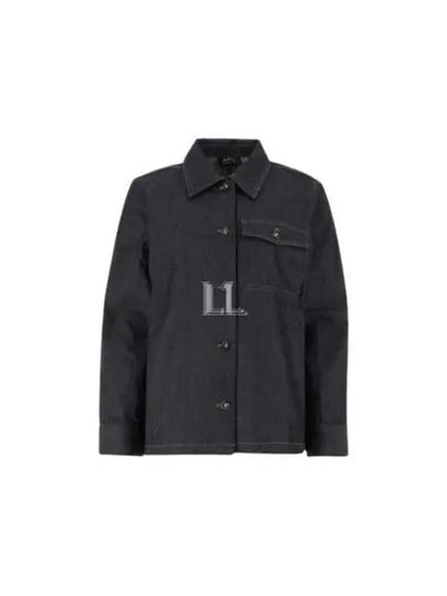 Women's Zenith Denim Jacket Indigo - A.P.C. - BALAAN 2