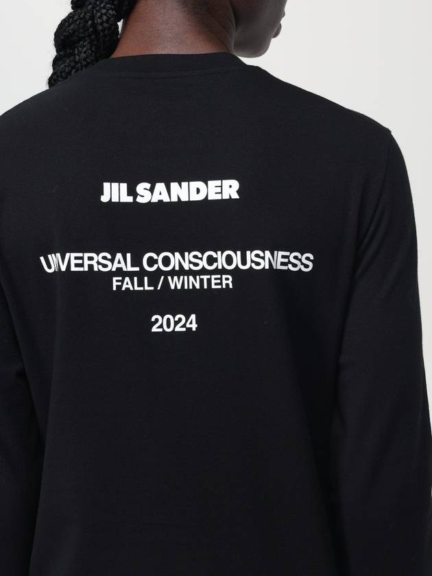 T-shirt di cotone Jil Sander con logo posteriore - JIL SANDER - BALAAN 5