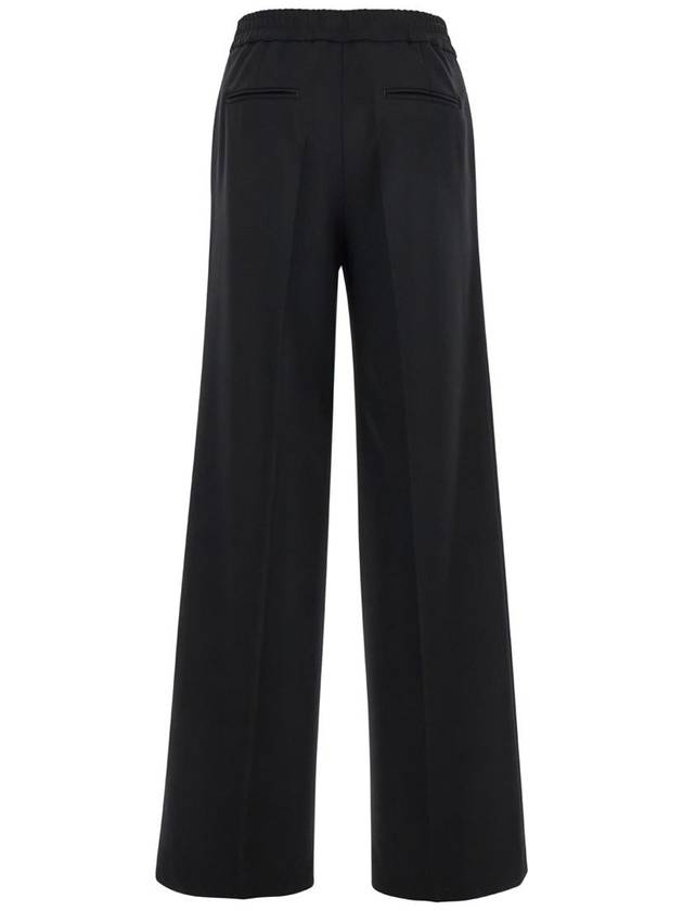 'Lorenza' Black Pants With Belt Loops In Wool Blend Woman - PT TORINO - BALAAN 2