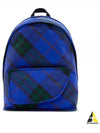 Shield Check Print Backpack Blue - BURBERRY - BALAAN 2