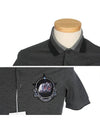 Men's Waffen Patch Short Sleeve PK Shirt Gray - GIVENCHY - BALAAN.