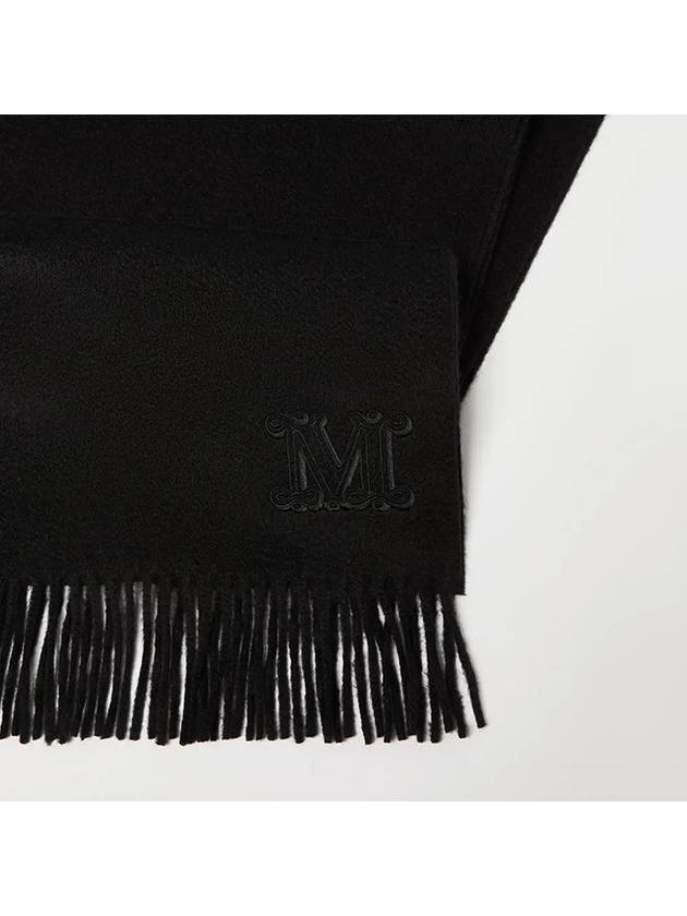 WSDALIA Cashmere Muffler Black 4546314106 008 - MAX MARA - BALAAN 3