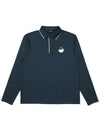 Basic brushed collar t shirt NAVY MAN - MALBON GOLF - BALAAN 1