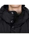 Men's Wappen Patch Crinkle Wraps Long Padding Black - STONE ISLAND - BALAAN 9