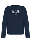 Women's Tina Logo Sweat Sweatshirt Navy - A.P.C. - BALAAN 2