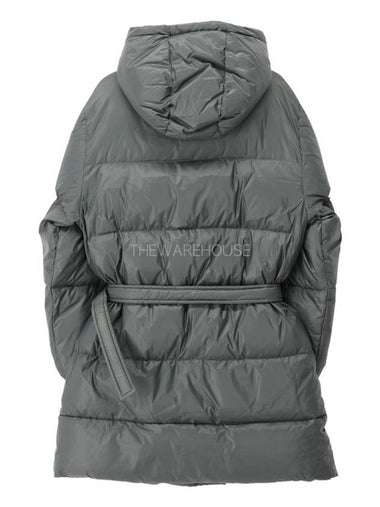 Belted puffa long padding khaki gray 2OU046 565 49 - KENZO - BALAAN 2