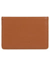 Bow Logo Card Wallet Caramel Cafe - GANNI - BALAAN 3