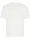 Men's Logo Print Crew Neck Cotton Short Sleeve T-Shirt White - CP COMPANY - BALAAN 3