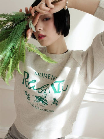 Honeybee Sweatshirt OATMEAL - RUBATI - BALAAN 1