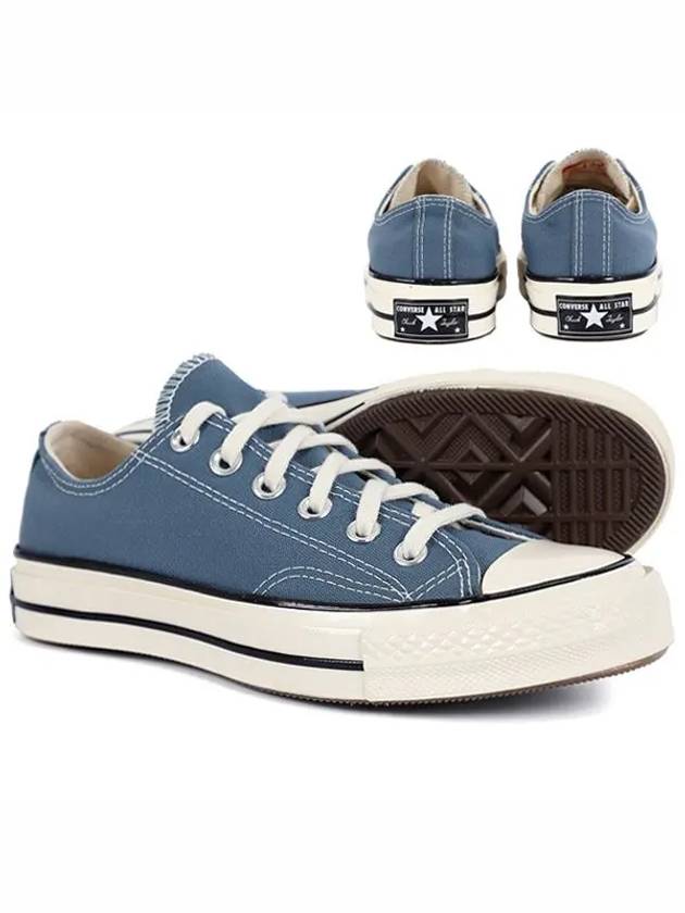 Chuck 70 Vintage Low Top Sneakers Deep Waters - CONVERSE - BALAAN 3