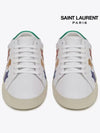 Women's California Multimetal Star Low Top Sneakers White - SAINT LAURENT - BALAAN 4