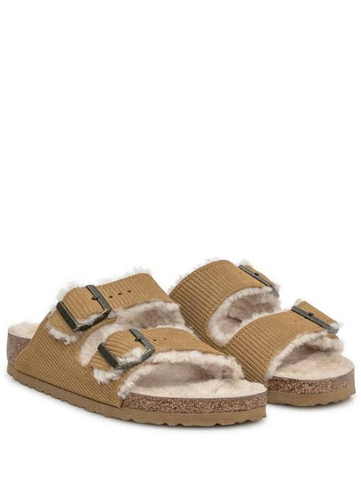 Birkenstock Sandalwood Arizona Shearling Cord - BIRKENSTOCK - BALAAN 2