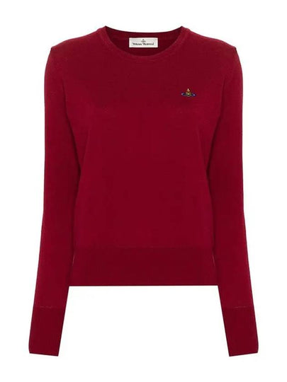 ORB Logo Knit Top Red - VIVIENNE WESTWOOD - BALAAN 2