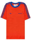 Cotton Short Sleeve T-Shirt Orange - ADIDAS - BALAAN 11