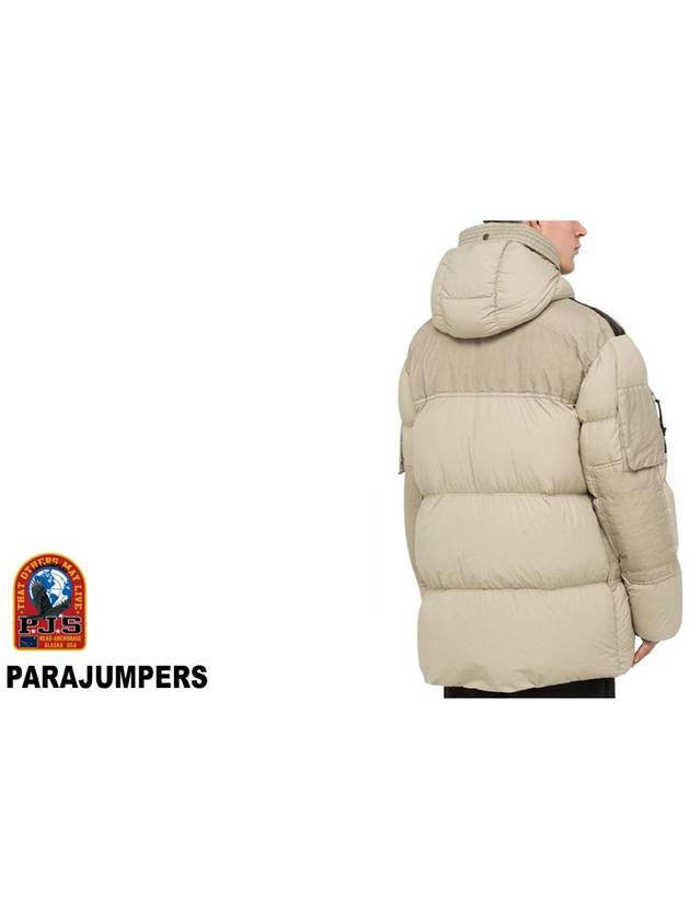 Men's Combat Puffer Classic Canvas Padding Green - PARAJUMPERS - BALAAN 5