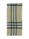 Vintage Check Wool Scarf Green - BURBERRY - BALAAN 4