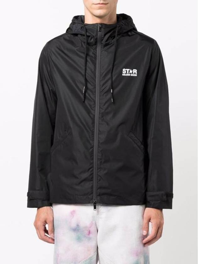 Daris Star Collection Zip-Up Jacket Black - GOLDEN GOOSE - BALAAN 5