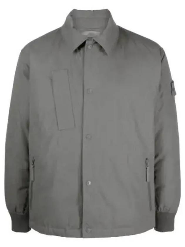 Ghost Piece O-Ventile Down Jacket Grey - STONE ISLAND - BALAAN 2