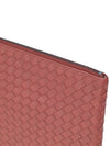 Intrecciato Clutch Bag Red - BOTTEGA VENETA - BALAAN 5