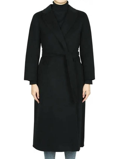 Women s Esturian Virgin Wool Coat Black 2429016131600 013 - MAX MARA - BALAAN 2