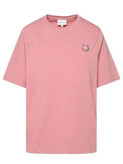 Bold Fox Head Patch Comfort Short Sleeve T-Shirt Rosebud - MAISON KITSUNE - BALAAN 2