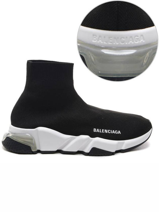 Speedrunner Clear Sole High Top Sneakers Black - BALENCIAGA - BALAAN 2