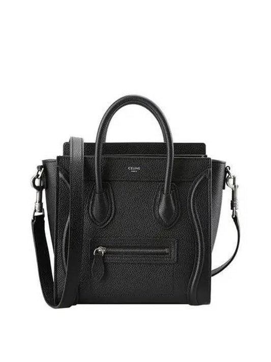 Luggage Nano Tote Bag Black - CELINE - BALAAN 2