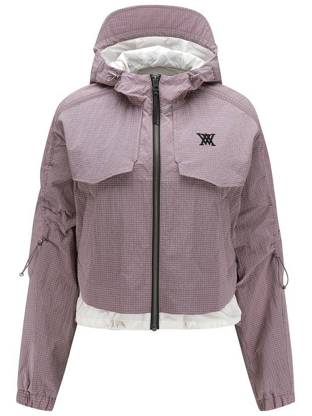 WOMEN RIBSTOP HOODY WINDBREKER JACKET - ANEWGOLF - BALAAN 1