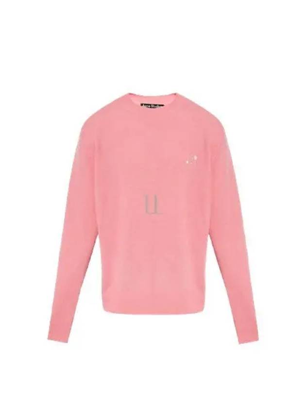 Crystal Logo Sweatshirt Tango Pink - ACNE STUDIOS - BALAAN 2