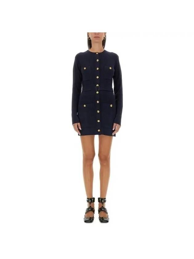 Chloe multi pocket wool mini dress 24WMC07670 4C4 - CHLOE - BALAAN 1