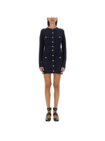 Chloe multi pocket wool mini dress 24WMC07670 4C4 - CHLOE - BALAAN 1