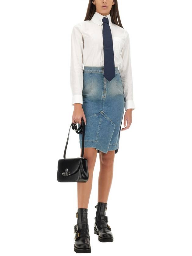 DENIM MIDI SKIRT - VIVIENNE WESTWOOD - BALAAN 2