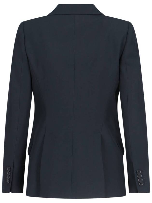 Peak Shoulder Leaf Crepe Jacket Black - ALEXANDER MCQUEEN - BALAAN 3