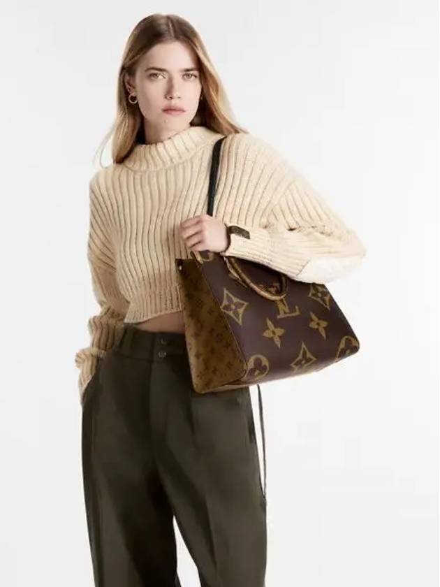 OnTheGo MM Monogram Tote Bag Brown - LOUIS VUITTON - BALAAN 2