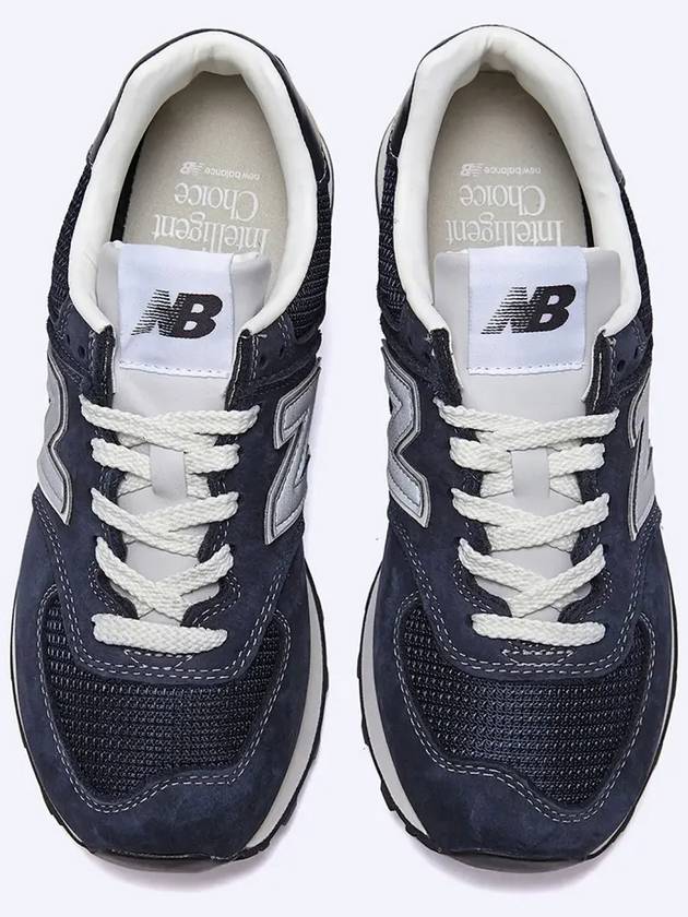 574 Low Top Sneakers Premium Hard Navy - NEW BALANCE - BALAAN 5