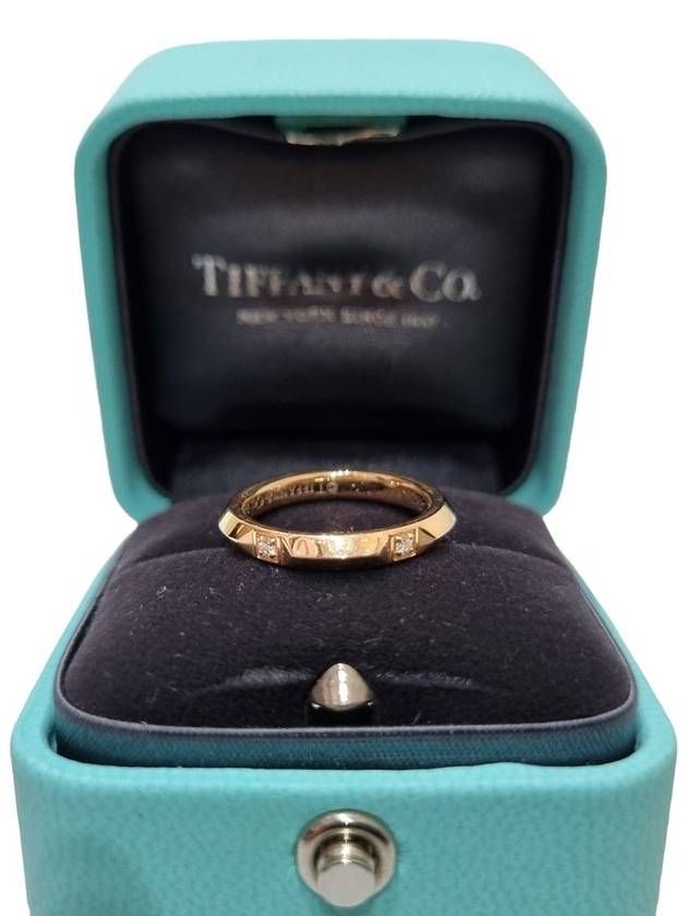 Women s Tiffany 18K 750 Rose Gold True Diamond 0 05ct 2 5mm Ring No 10 in Korea - TIFFANY & CO. - BALAAN 2