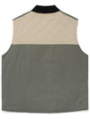 Home on the Range Mix Padding Vest KHAKI - MALBON GOLF - BALAAN 2