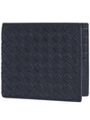 Intrecciato Weaving Half Wallet Navy - BOTTEGA VENETA - BALAAN 5