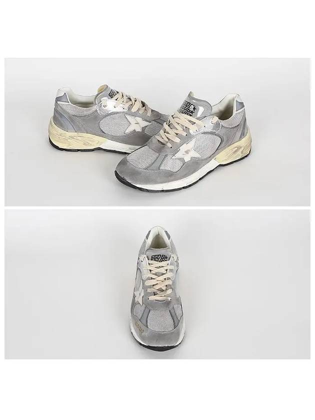 Dad-Star Low Top Sneakers Grey Silver White - GOLDEN GOOSE - BALAAN 3