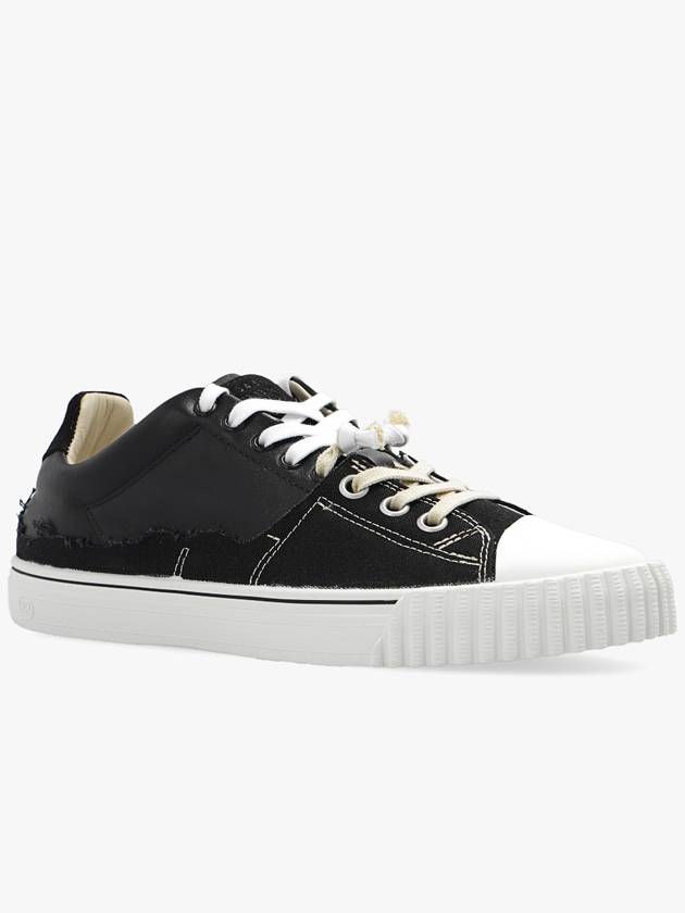 New Evolution Leather Low Top Sneakers Black - MAISON MARGIELA - BALAAN 5