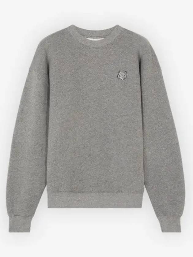 Bold Fox Head Patch Comfort Sweatshirt Grey Melange - MAISON KITSUNE - BALAAN 2