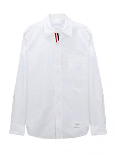 Hidden RWB trim classic poplin shirt - THOM BROWNE - BALAAN 1